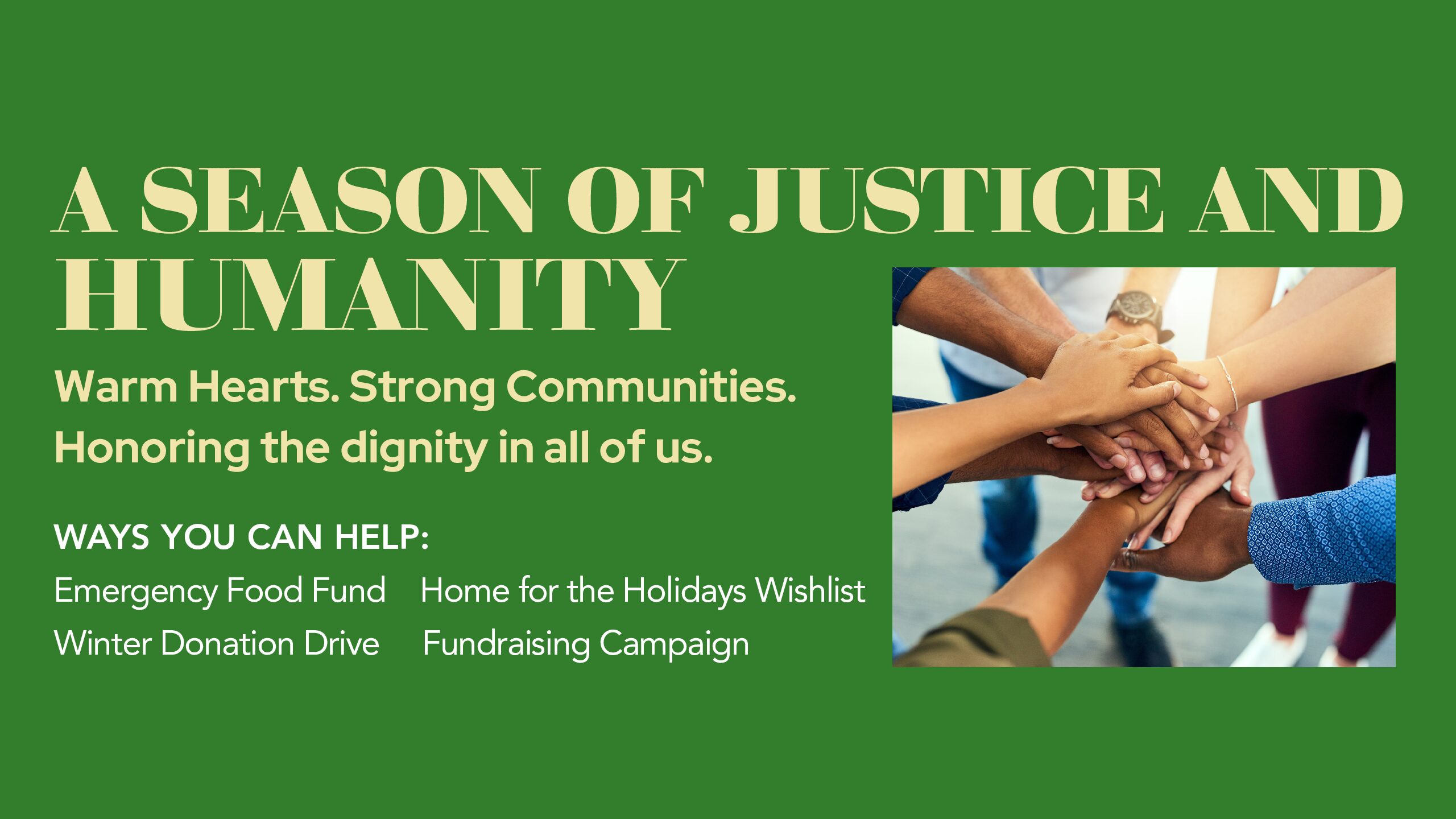 A Season of Justice and Humanity - Heartland Human Care Services